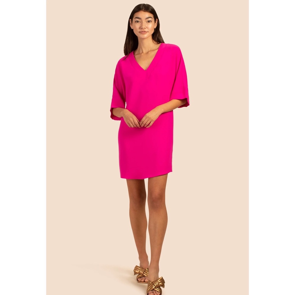 Barbiecore Trina Turk hot pink Dellia dress NWT